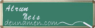 Alrun Neis Visitenkarte